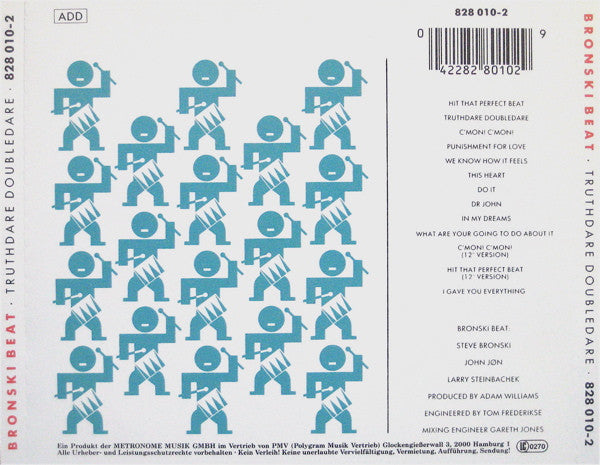 Bronski Beat - Truthdare Doubledare (Import + Bonus) CD - Used