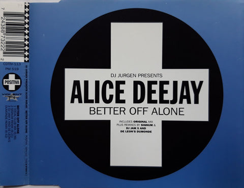 Alice Deejay - Better Off Alone (Import CD single) Used