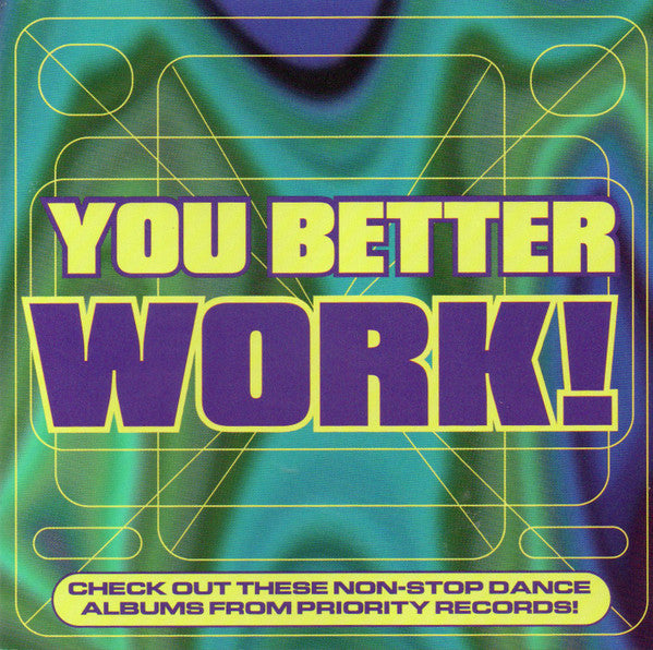 You Better WORK! (Various PROMO Sampler EP) CD - Used