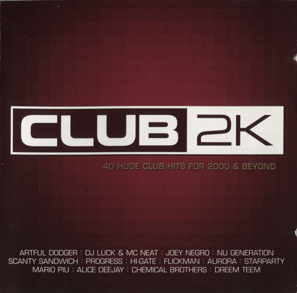 CLUB 2K (Import 2CD) REMIXES  Various - Used