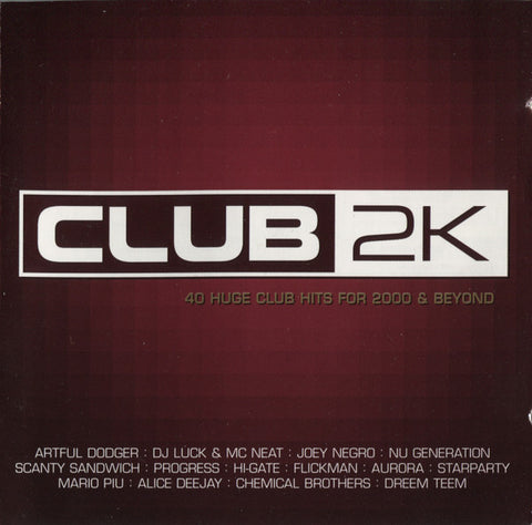 CLUB 2K (Import 2CD) REMIXES  Various - Used