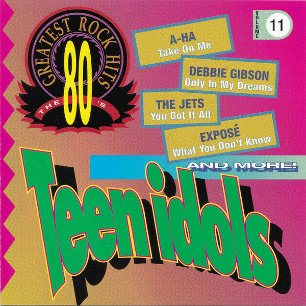 Greatest Rock Hits The 80s TEEN IDOLS vol. 11 (Various) CD - Used