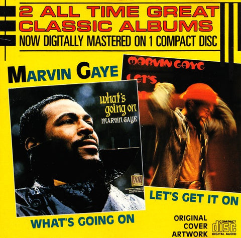 Marvin Gaye - 2 Albums on 1 CD "What's Going On" & "Let's Get It On" CD - Used