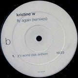 Kristine W - Fly Again (Remixes) Promo 12" Single LP Vinyl - Used