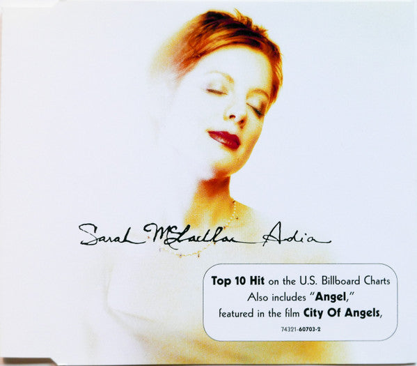 Sarah McLachlan - Adia / Angel / I Will Remember You  (Import CD single) Used