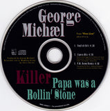 George Michael - Killer / Papa Was A Rollin' Stone (PROMO CD single) Used