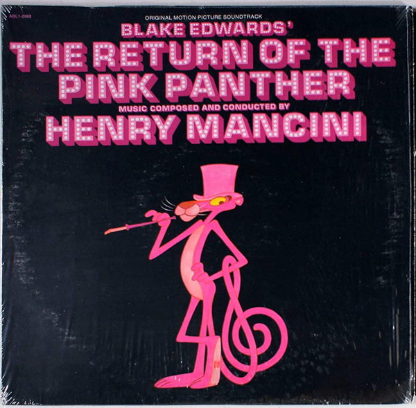 RETURN OF THE PINK PANTHER (Original soundtrack  LP, 1975) LP Vinyl - Used