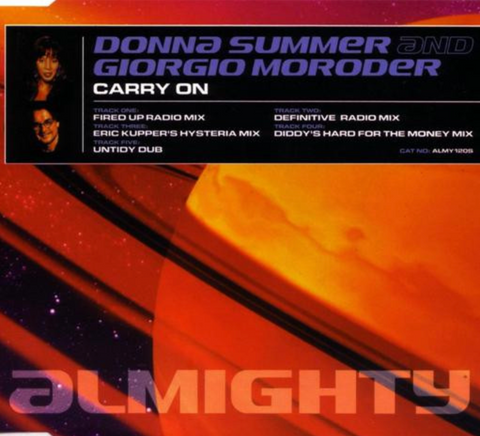 Donna Summer and Giorgio Moroder - CARRY ON (Import CD single) Used