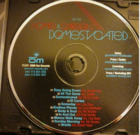 HOME & GARDEN - Domesticated (Various) OM Music CD Promo