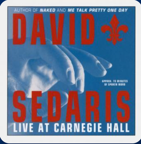 David Sedaris - LIVE At CARNEGIE HALL CD - Used