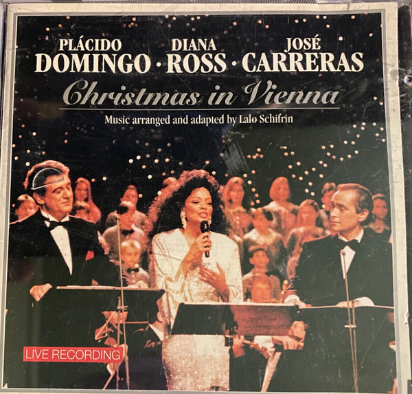 Placido Domingo, Diana Ross, Jose' Carreras -- Christmas in Vienna (LIVE)  CD - Used