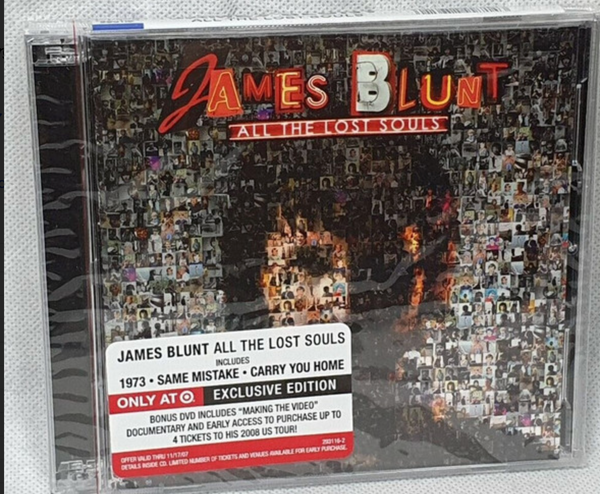 James Blunt - All The Lost Souls -Exclusive Edition CD/DVD set. New