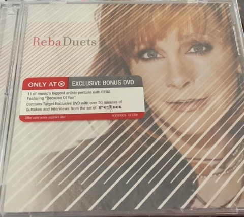 Reba McEntire - DUETS CD/DVD (Target Edition) New