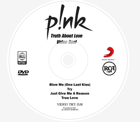 P!NK -  Truth About Love (Video Reel) DVD