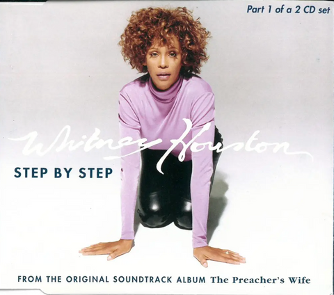 Whitney Houston - Step By Step (Import CD single) Part 1  Used