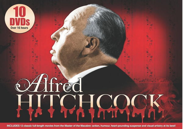 Alfred Hitchcock - 12 Films on 10 DVD's Box set - New