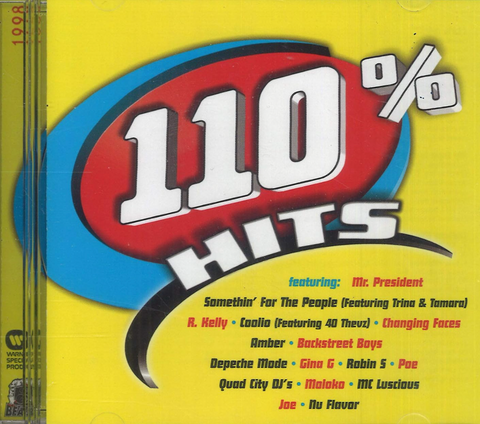110% Hits 1998 (Various: Depeche Mode, Amber, Gina G, Backstreet Boys++) CD - Used