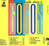 The Go-Go's --- TALK SHOW CD - Used