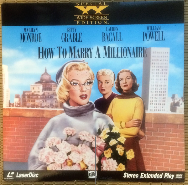 Marilyn Monroe - How to Marry A Millionaire LASERDISC - Used