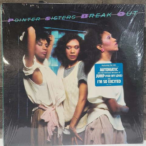 Pointer Sisters - BREAK OUT + bonus 12" Single (Jump & I'm So Excited)  inside LP Vinyl - Used