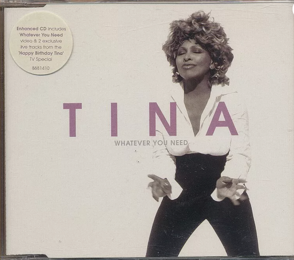 Tina Turner - Whatever You Need + 2 LIVE  (Import CD single) Used