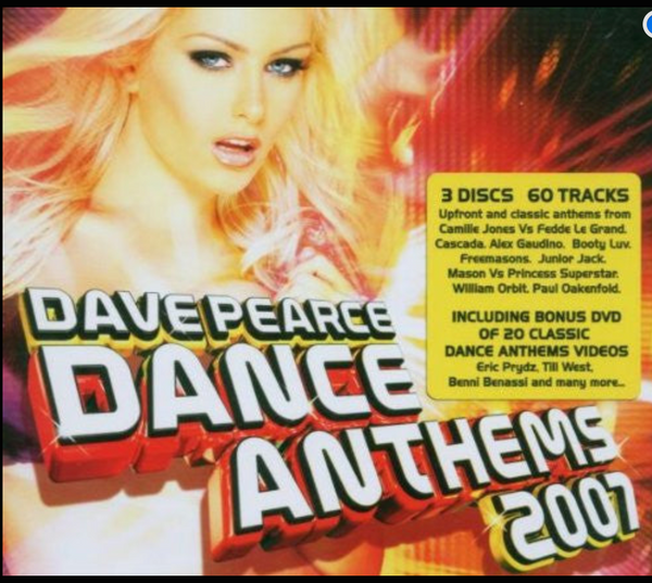 Dave Pearce  - DANCE ATHEMS 2007 [2CD+ DVD /(Pal] Import -- Used