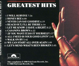 Gloria Gaynor - GREATEST HITS CD - NEW