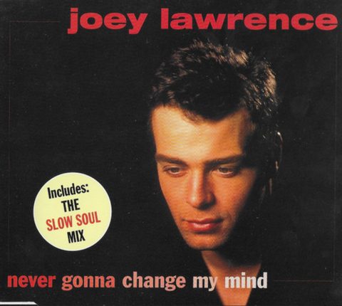 Joey Lawrence - Never Gonna Change My Mind (Import CD single) Used