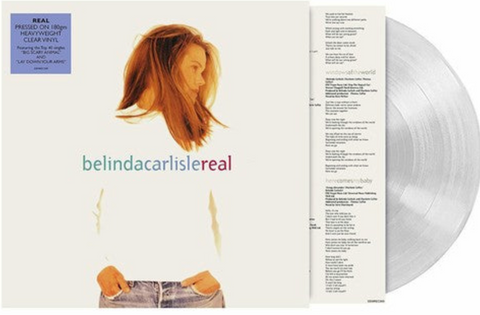 Belinda Carlisle - REAL (Translucent 'Clear' Vinyl, UK Import) LP Record - NEW