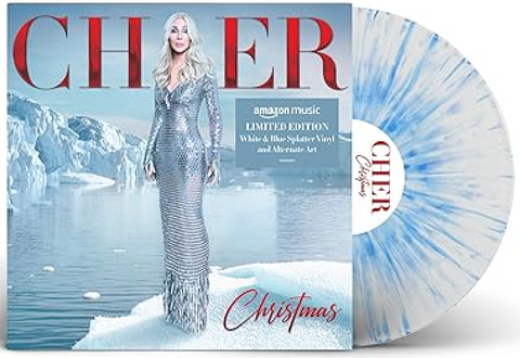 CHER - Christmas (White & Blue Splatter Vinyl) LP  - NEW