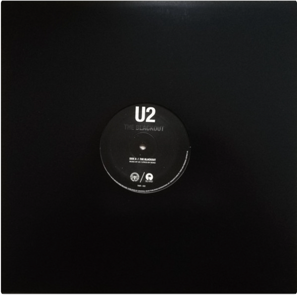 U2 -- BLACKOUT 12" Single LP Vinyl - Used