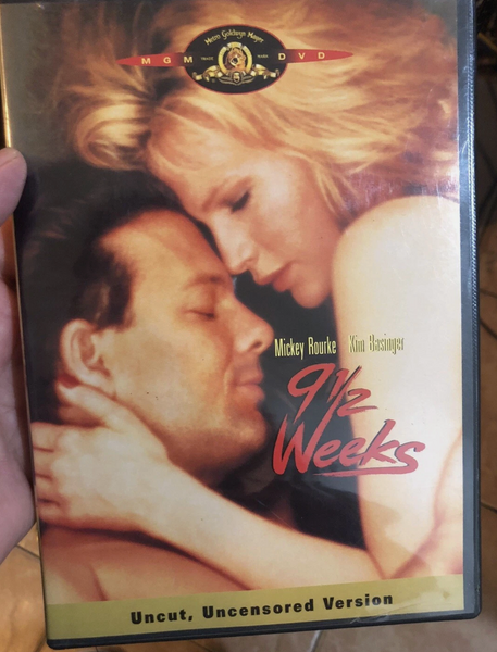 Kiim Basinger & Mickey Rourke - 9 1/2 Weeks DVD (Uncensored) - Used