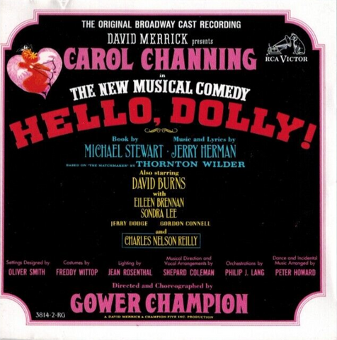 Hello, Dolly! 1964 Original Broadway Cast Recording - Carol Channing CD - Used