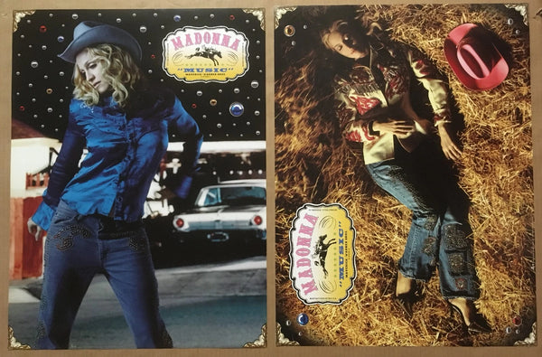 Madonna official promotional poster for MUSIC (2000)