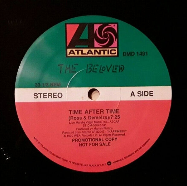 The Beloved - Time After Time 12" Single - 1990 PromoLP Vinyl - Used