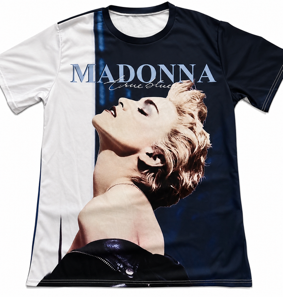 Madonna - TRUE BLUE rayon shirt (Men's XL)
