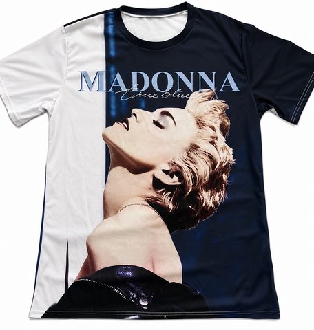 Madonna - TRUE BLUE rayon shirt (Men's XL)