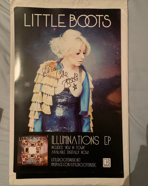 Little Boots - Autographed Poster / Signed  Illuminations