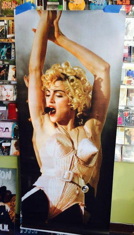 Madonna - BLOND AMBITION Hands Over Head 6ft vinyl banner