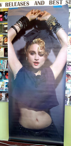 Madonna - 1983 6ft vinyl banner  (hands above head) Lucky Star