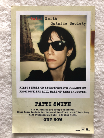 Patti Smith - Outside Society - Promo Poster