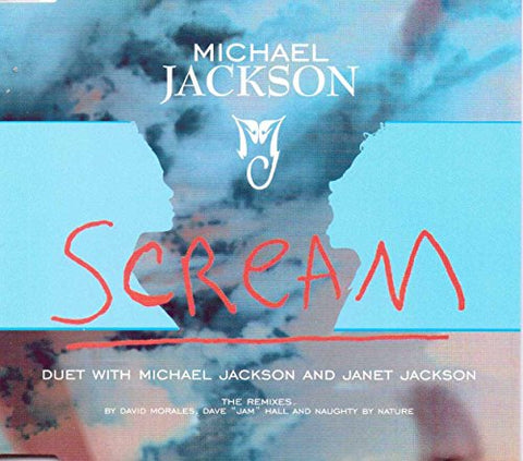 Michael + Janet Jackson -- SCREAM (Import remix CD single) Used