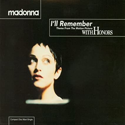 Madonna - I'll Remember US Maxi CD single -Used