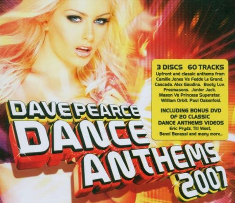 Dance Anthems Spring 2007 (Import) Dave Pearce 2CD +  DVD (PAL)