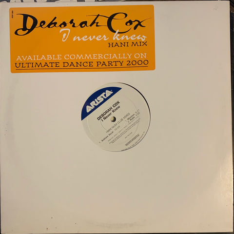 Deborah Cox - I Never Knew -  12" remix LP VINYL - Used