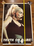 MADONNA - 1991 Truth or Dare! Large Poster - GO BANG! Rare - 38X54