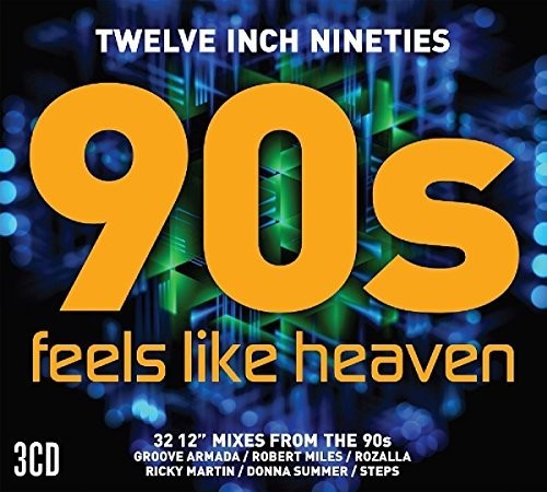90s Feels Like Heaven (32 Various 90s artist) - 3 CD Import REMIX 12" collection = New