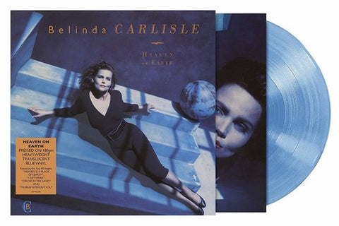 Belinda Carlisle - Heaven On Earth (BLUE Colored Vinyl) Import UK Limited LP Record