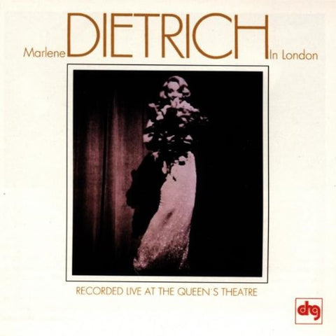 Marlene Dietrich  LIVE In London 1965  CD - Used