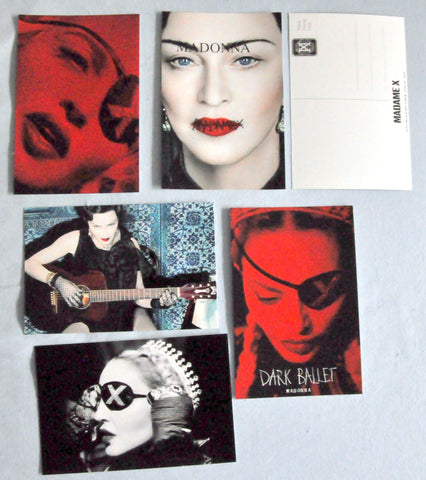 Madonna - set of 5 MADAME X promo postcards set #2